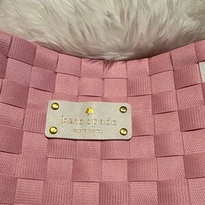 Kate Spade Pink Checkered Shoulder Bag